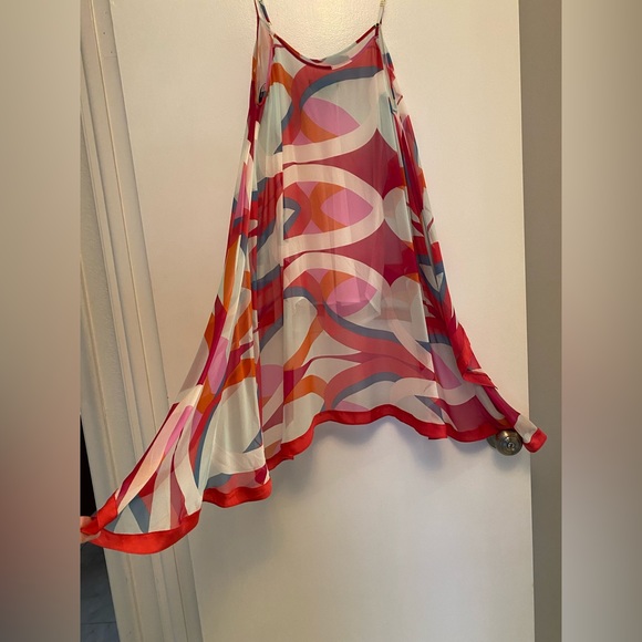 MARCIANO silk top, multi color - Picture 3 of 6